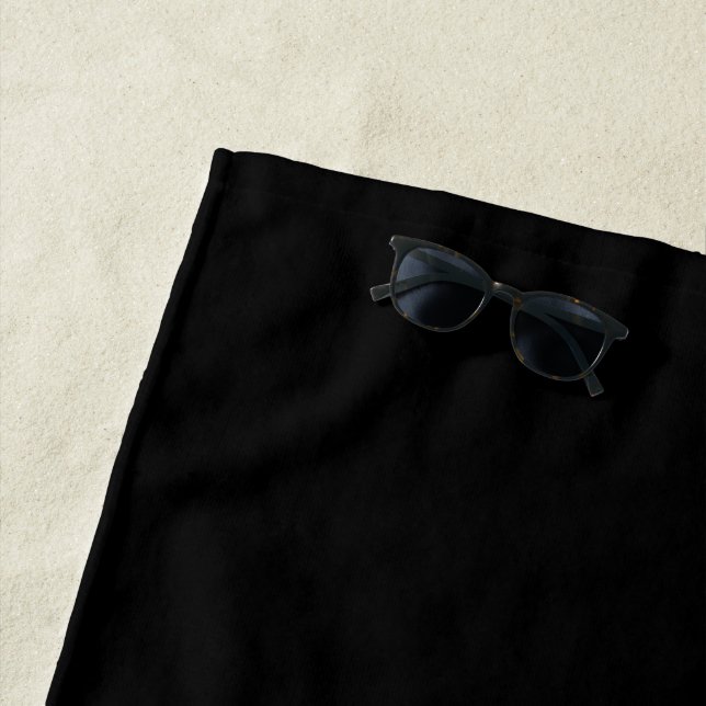 Toalha De Praia Preto (In Situ)