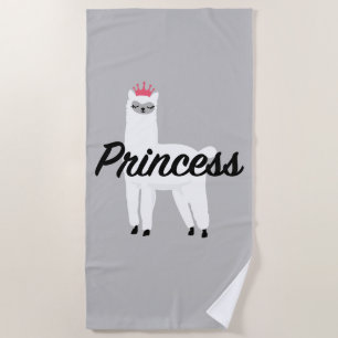 Toalha De Praia Princesa Lama Design - Camiseta de Nova Jersey