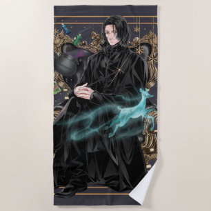 Toalha De Praia Professor Severus Snape Sentado