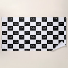 Toalha De Praia Promoção do logotipo comercial da empresa profissi