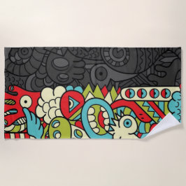 Toalha De Praia Psychedelic Patterns