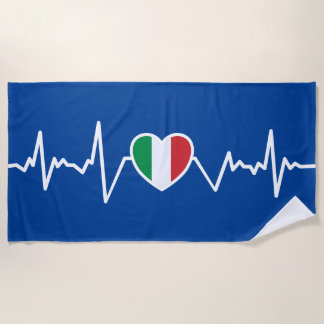 Toalha De Praia Pulso de Pulso de Pulso de Sinalizador Italiano