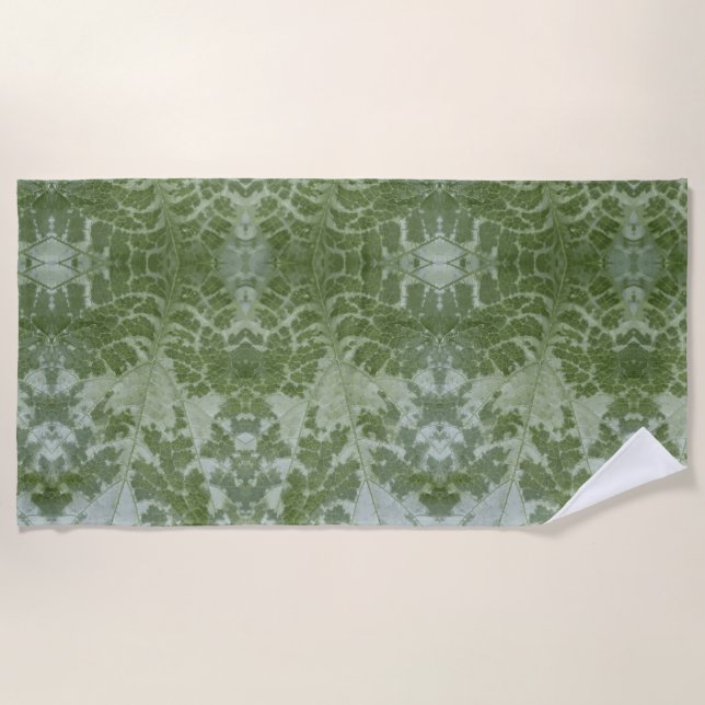 Toalha De Praia Pumpkin Leaf Macro (Frente)