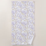 Toalha De Praia Purple Floral<br><div class="desc">Purple Floral</div>