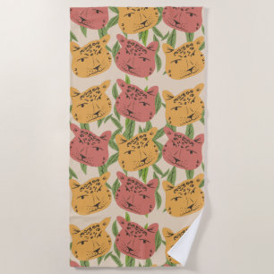 Toalha De Praia Queijos Selvagens Plantas Verdes