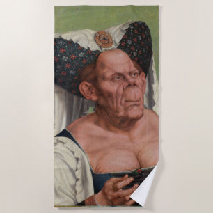 Toalha De Praia Quentin Matsys - Uma Mulher Velha Grotesca