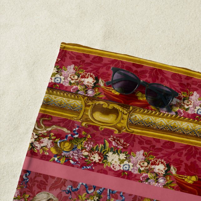 Toalha De Praia Quichotte do Velho Mundo Barroco Girly (In Situ)