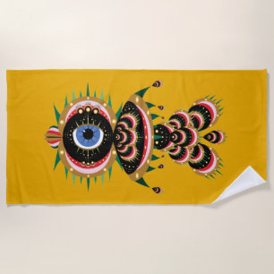 Toalha De Praia Quimera - Fish Bird Beach Towel