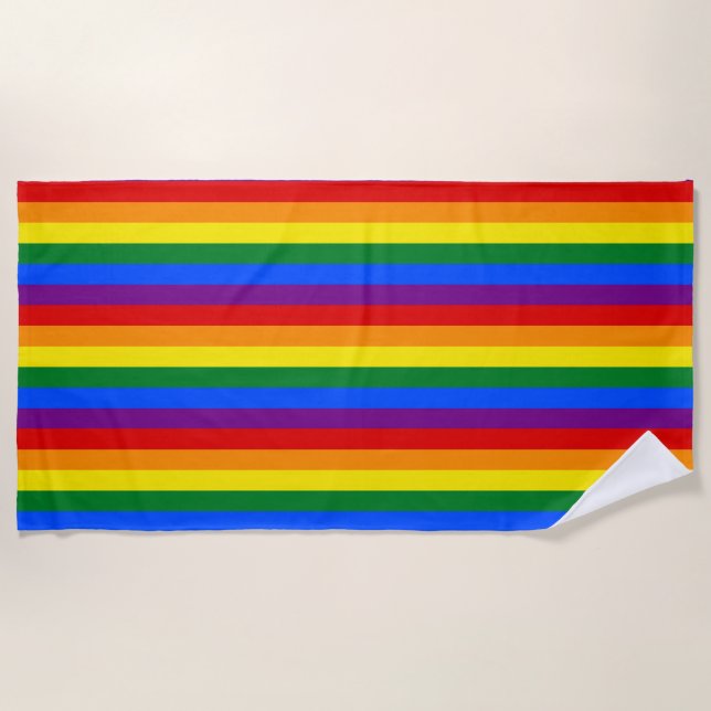 Toalha De Praia Rainbow Beach Towel (Frente)
