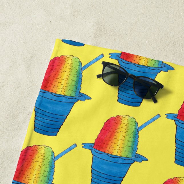 Toalha De Praia Rainbow Havaiano Arco Arco-Íris Ter Ice Dessert Ha (In Situ)
