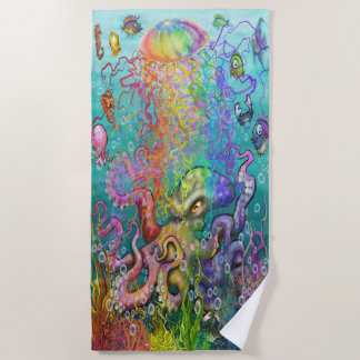 Toalha De Praia Rainbow Jellyfish Beach Towel