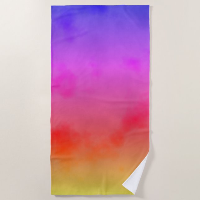 Toalha De Praia Rainbow Vapor (Frente)