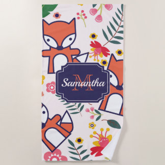 Toalha De Praia Raposa-branca