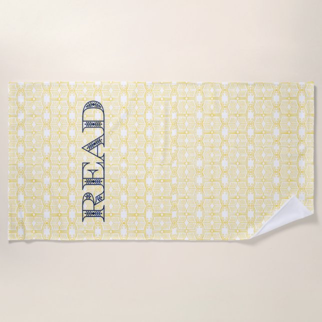 TOALHA DE PRAIA READ  (Frente)