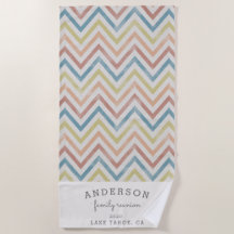 Reagrupamento familiar Vintage chevron personaliza