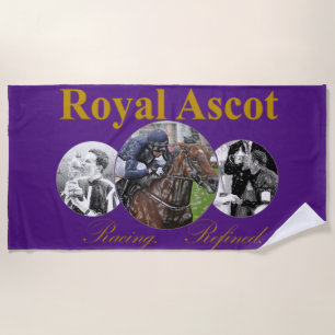 Toalha De Praia Real Ascot Racing Refinado