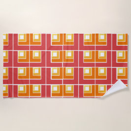 Toalha De Praia Red Topsy Turvy