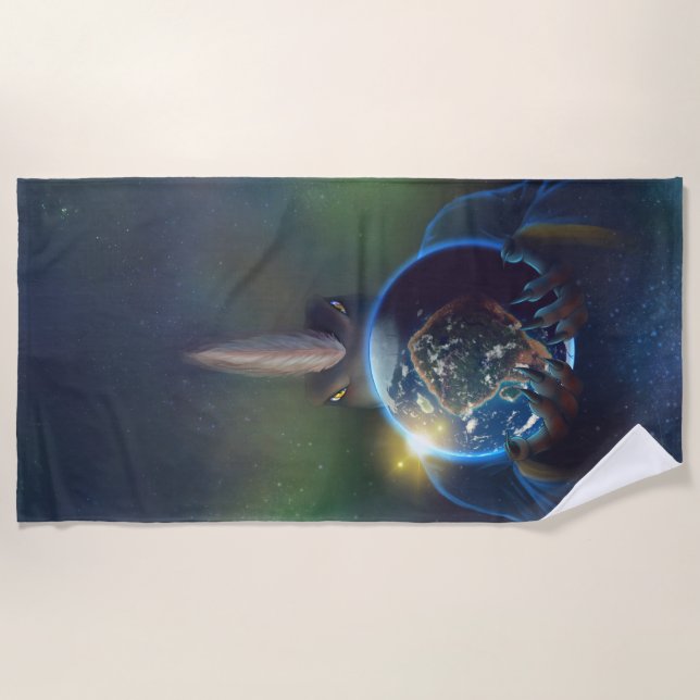 Toalha De Praia Rei da Terra do TSDS (Frente)