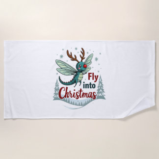 Toalha De Praia Reindeer Dragonfly