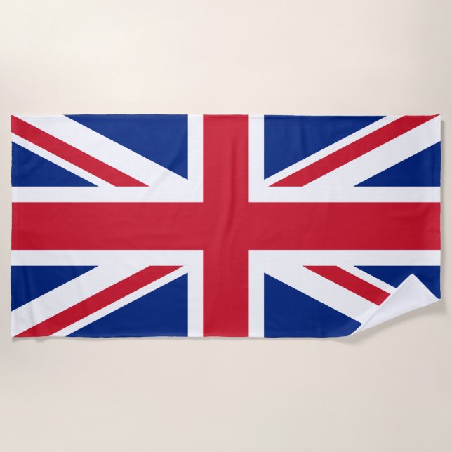 Toalha De Praia Reino Unido (bandeira britânica) (bandeira da Uniã (Frente)
