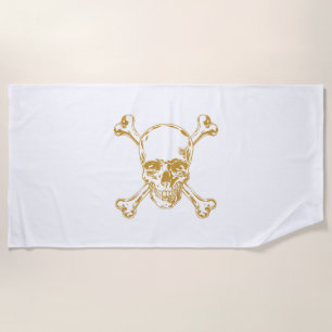 Toalha De Praia Reivindique Sua Areia, Hasteie Sua Bandeira!