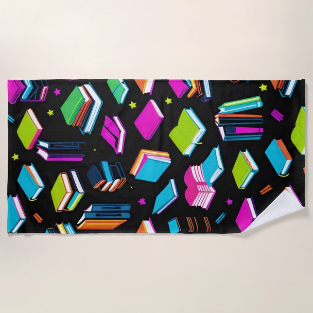 Toalha De Praia Reservando Colorido (Frente)