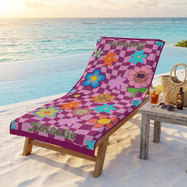 Toalha de Praia Retro Personalizada | Presente de
