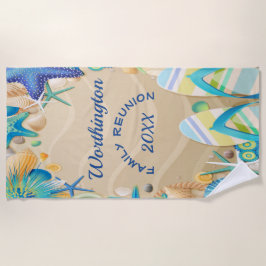 Toalha De Praia Reunion Beach Towel
