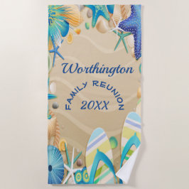 Toalha De Praia Reunion Beach Towel