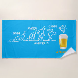 Toalha De Praia Revolução da cerveja