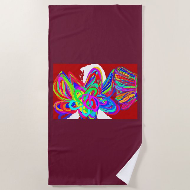 Toalha De Praia Ribbon Fairy's Day Out  (Frente)