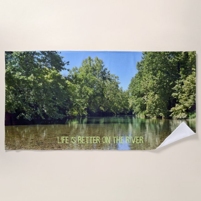 Toalha De Praia River Beach Towel (Frente)