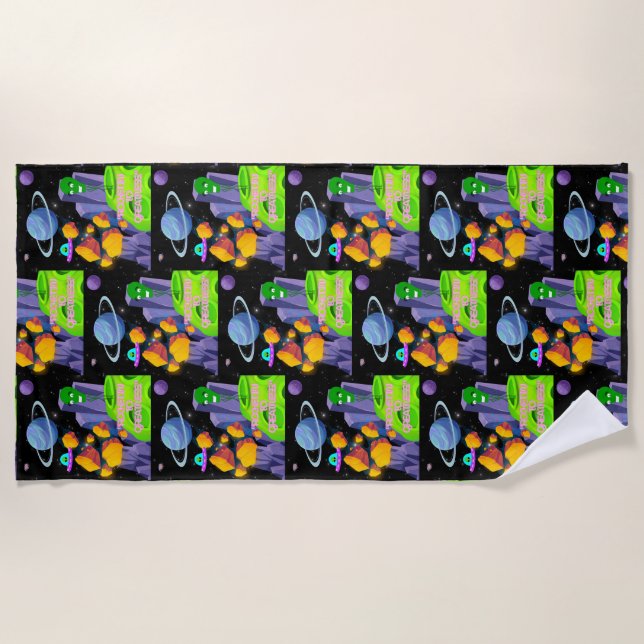 TOALHA DE PRAIA ROCHEING TO GREATESS (Frente)