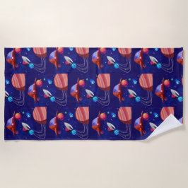 TOALHA DE PRAIA ROCKETSHIP