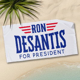 Toalha De Praia Ron DeSantis para o Presidente 2024 - Campanha