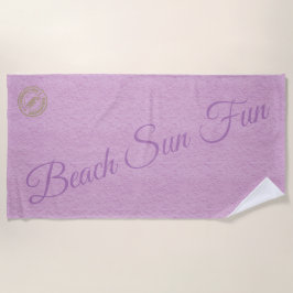 Toalha De Praia Rosa Moderno