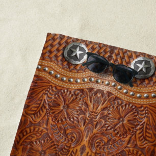 Toalha De Praia Rustic Southwest Country Patterna Cowgirl