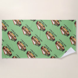 Toalha De Praia RV Acampando Tent Trailer Em Casa É Onde Você O Põ