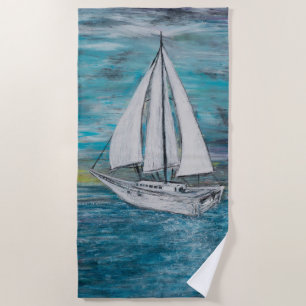 Toalha De Praia Sail Away Beach Towel