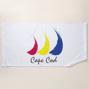 Toalha De Praia Sails_Paint-The-Wind_Cape Cod Splashy