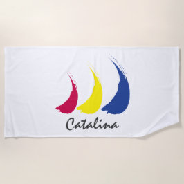 Toalha De Praia Sails_Paint-The-Wind_Catalina