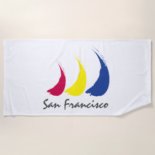 Toalha De Praia Sails_Paint-The-Wind_San Francisco