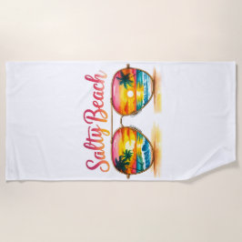 Toalha De Praia Salty Beach