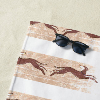 Toalha De Praia Saluki Greyhound