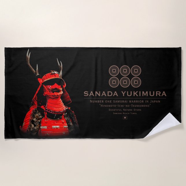 Toalha De Praia SANADA YUKIMURA (Red ver.) (Frente)