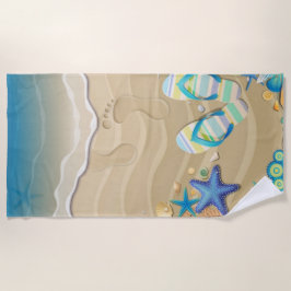 Toalha De Praia Sandal Beach