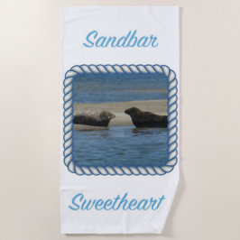 Toalha De Praia Sandbar Sweethearts Beach Towel