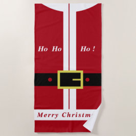 Toalha De Praia Santa Claus Beach Towel