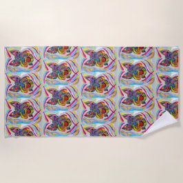 Toalha De Praia Schnauzer Love Beach Towel