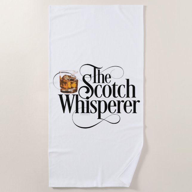 Toalha De Praia Scotch Whisperer Beach Towel (Frente)